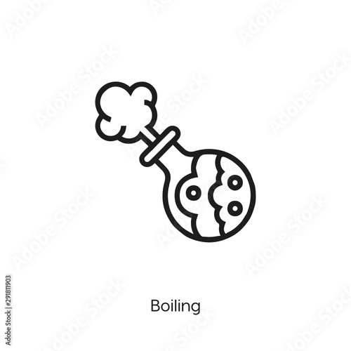 boiling icon vector