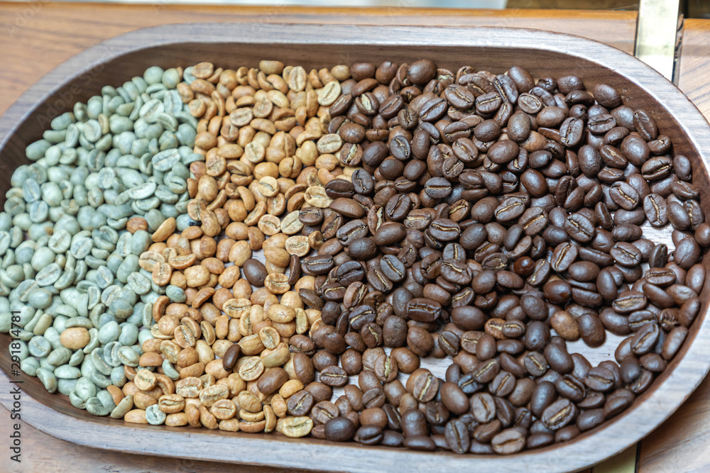 Obraz premium Coffee Beans Mix Tray