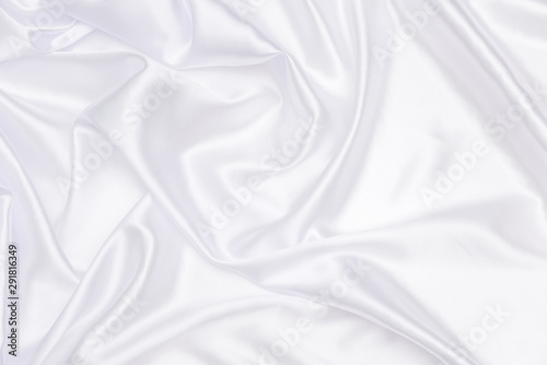 White satin background and abstract, Soft white fabric drapery for background