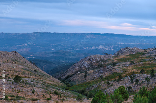 Gardunha Mountains in Sao Pedro do Sul, Portugal