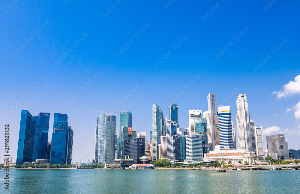 Fototapeta premium シンガポール マリーナベイ