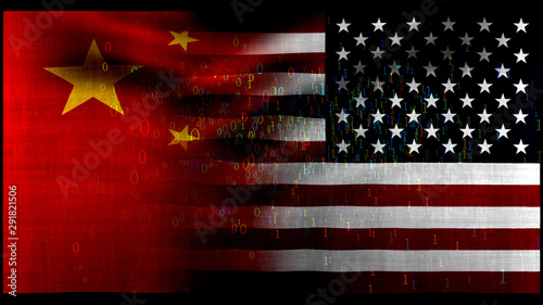 USA and China trade war economy conflict tax business finance money