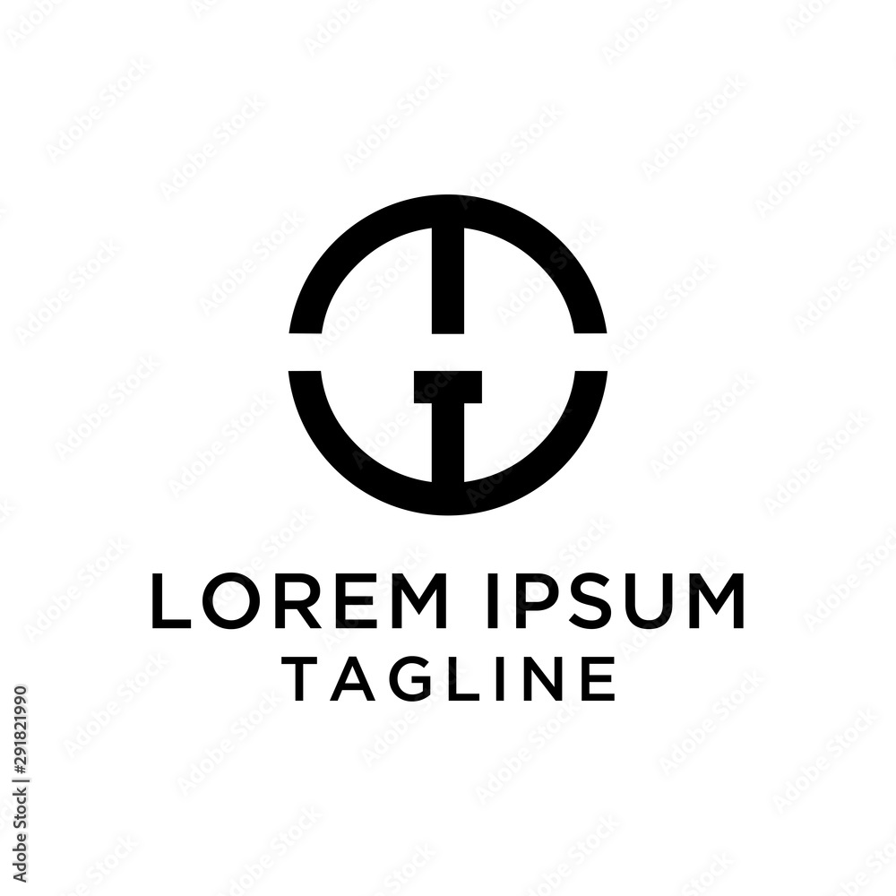 initial letter MW logo template initial letter MW logo template