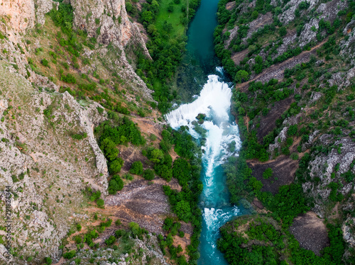 Canyon of the Zrmanja River, Croatia 