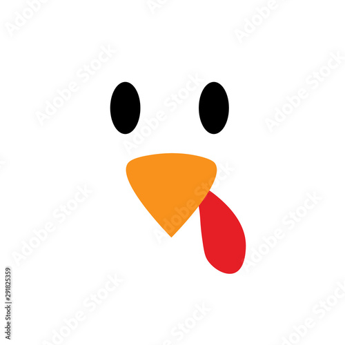Slika na platnu vector turkey bird pattern seamless background