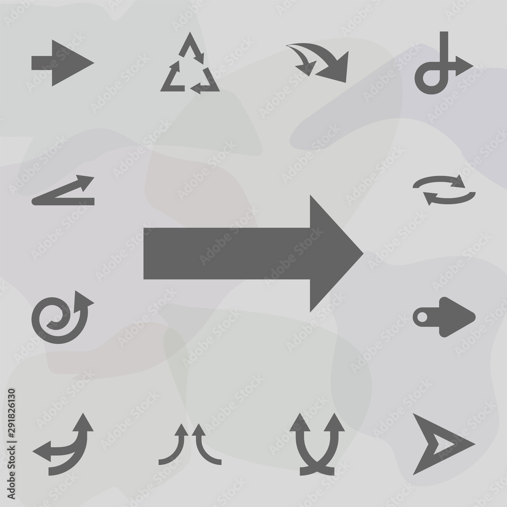 Arrow icon. Universal set of arrows for website design and development, app development Arrow icon. Universal set of arrows for website design and development, app development