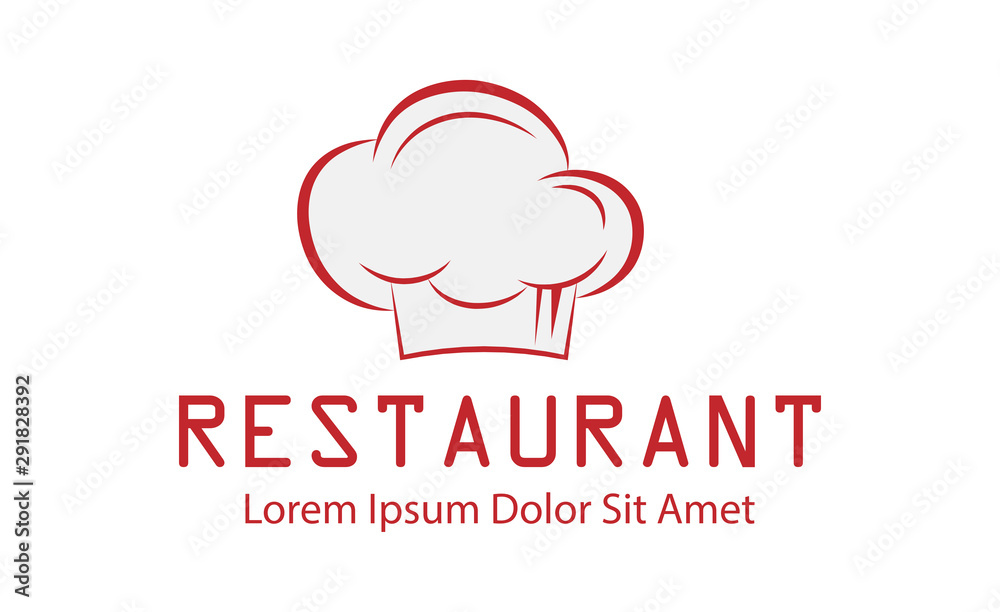Chef Hat And Restaurant Logo -Isolated On White. Vector Illustration For Food Icon, Cooking Hat, Kitchen,Bar And Chef Logo Design.Restaurant And Chef Hat Logo For Bistro, Cook Elements And Food Labels Chef Hat And Restaurant Logo -Isolated On White. Vector Illustration For Food Icon, Cooking Hat, Kitchen,Bar And Chef Logo Design.Restaurant And Chef Hat Logo For Bistro, Cook Elements And Food Labels