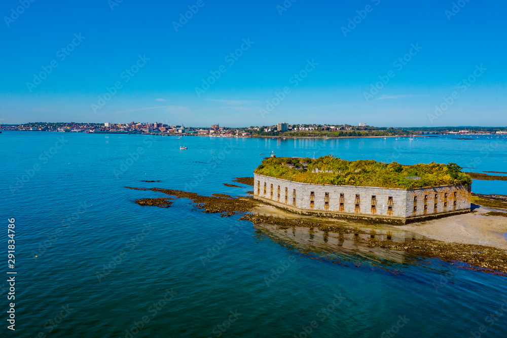 Fototapeta premium fort gorges aerial view