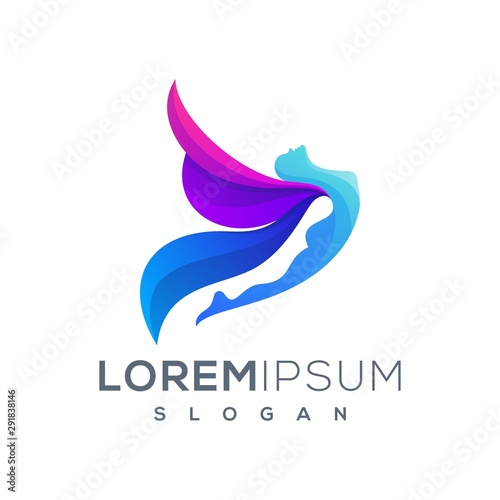 human butterfly logo design ready to use Free Download human butterfly logo design ready to use - GFXLoad