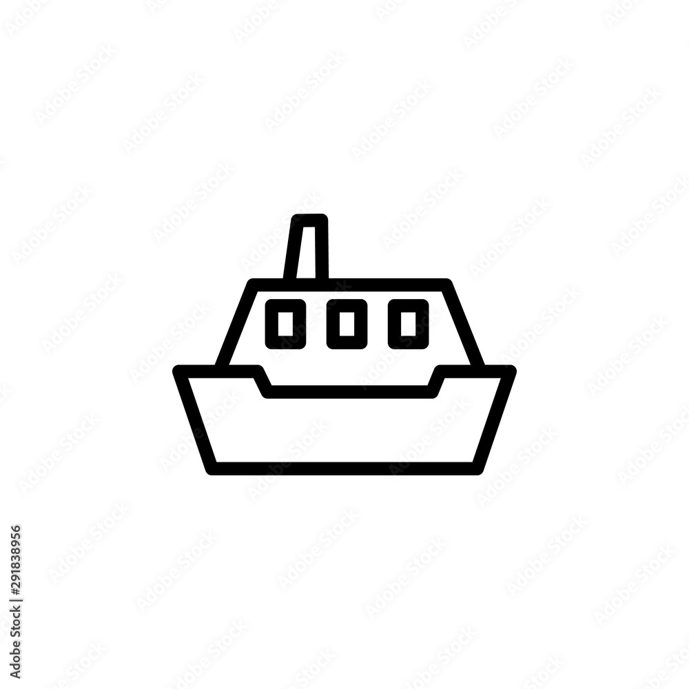 Cruise, ship icon. Element of travel icon. Thin line icon Cruise, ship icon. Element of travel icon. Thin line icon