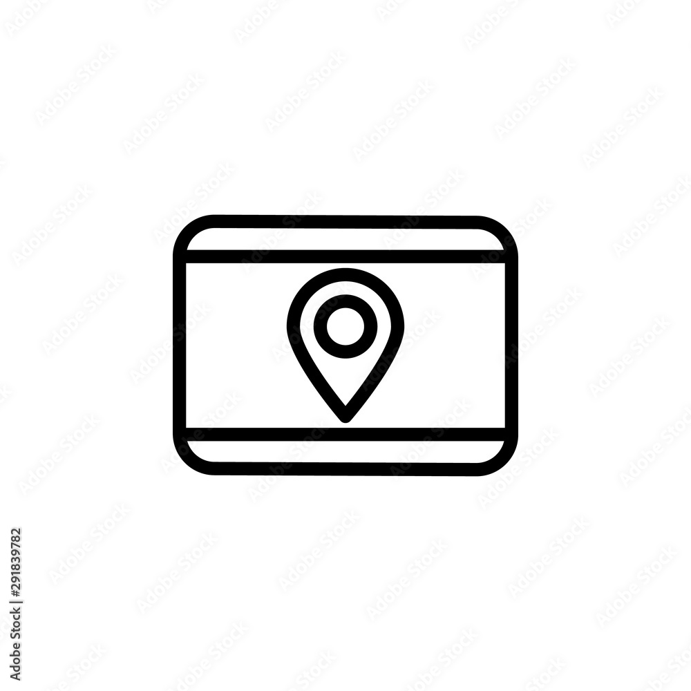 Gps, location icon. Element of travel icon. Thin line icon Gps, location icon. Element of travel icon. Thin line icon