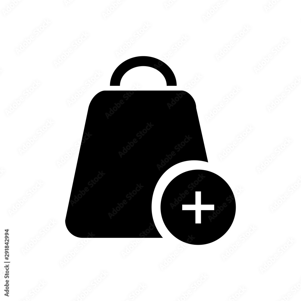 Shopping Bag Icon Vector Design Template