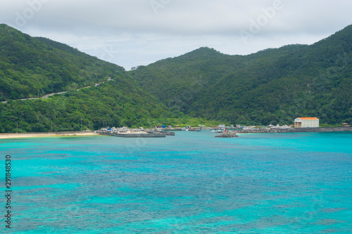 Aharen Beach on Tokashiki Island, Okinawa, Japan.