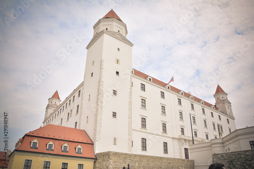 Canvas Print castle in bratislava slovakia