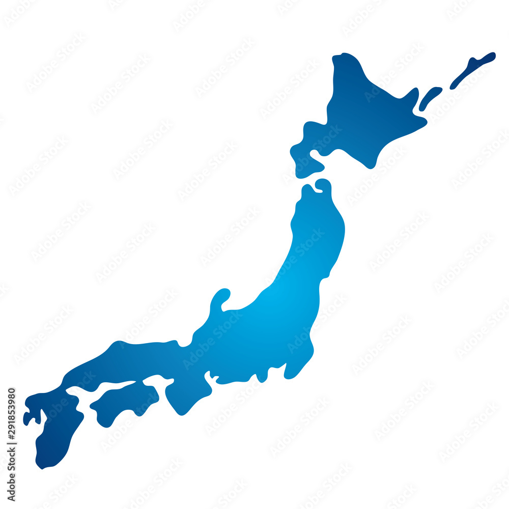 日本地図 高画質ベクター Stock Vector Adobe Stock