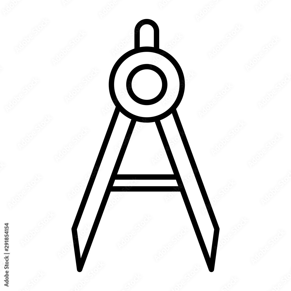 Drawing Compass Icon Vector Design Template Drawing Compass Icon Vector Design Template