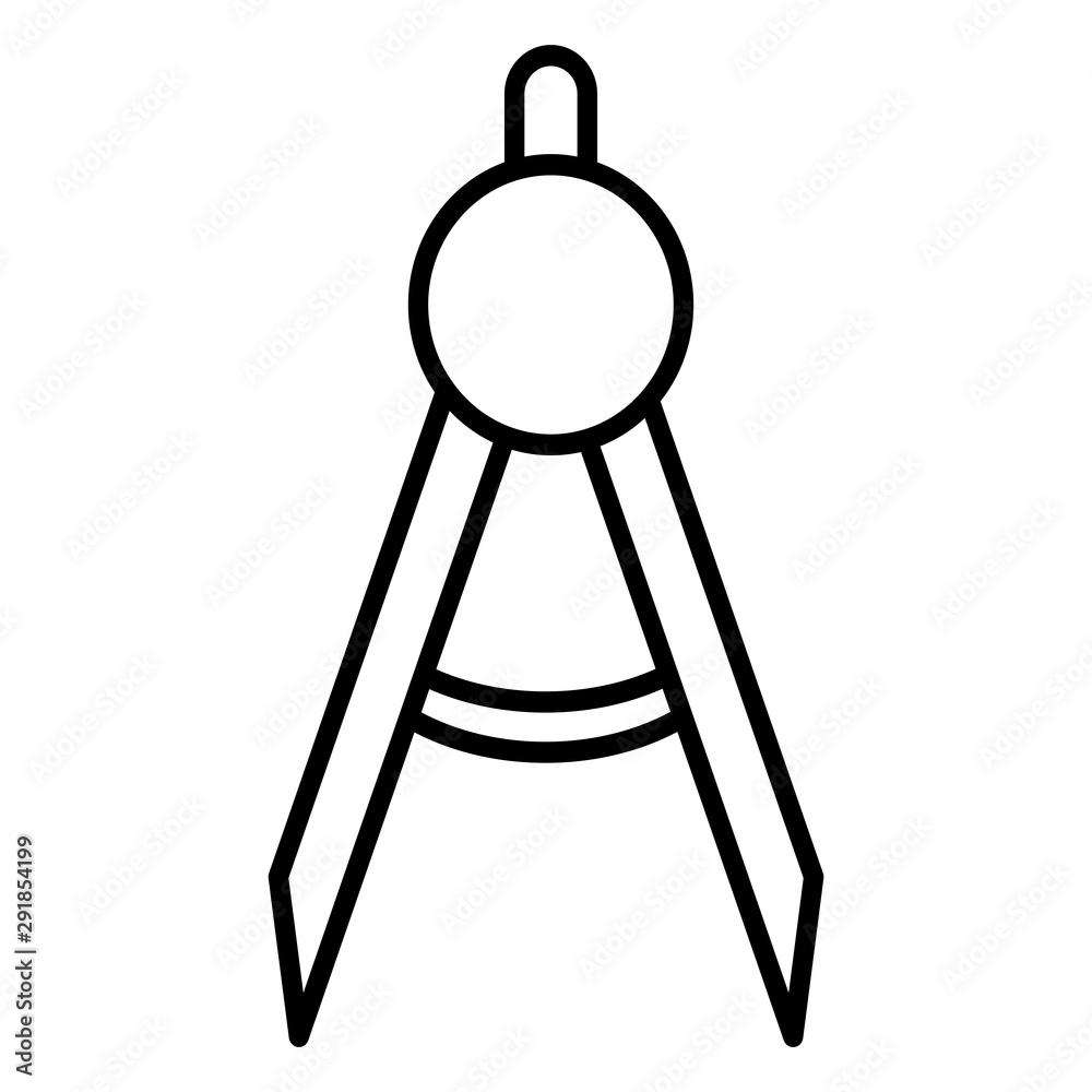 Drawing Compass Icon Vector Design Template Drawing Compass Icon Vector Design Template