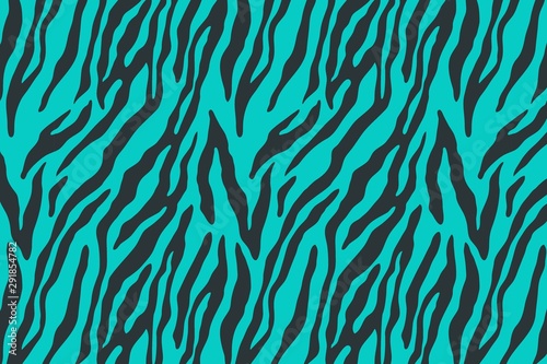 Black and teal turquoise abstract vibrant striped seamless pattern background