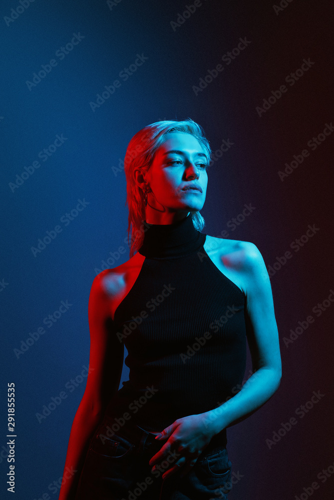 Young woman portrait. Young woman portrait.