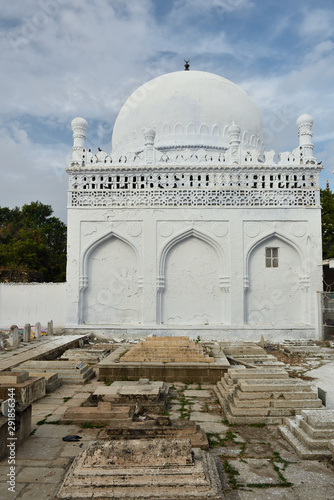 View of Gulbarga tomb, Khwaja Bande Nawaz Dargah is the most significant monument built for a great believe, Karnataka, India. photo
