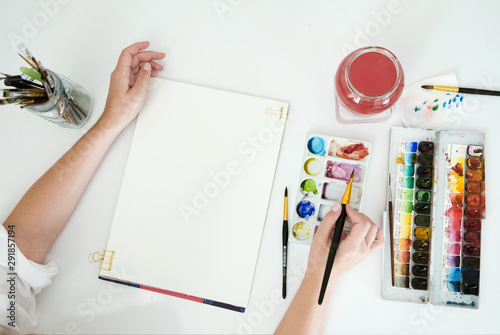 Watercolour painting