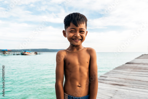 Portrait of Asian kid