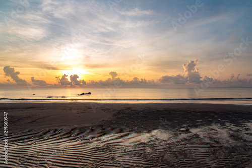 sunrise at the sea, Prachuap khiri khan, Thailand