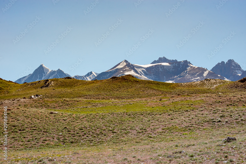 high altitude meadows in the himalayas