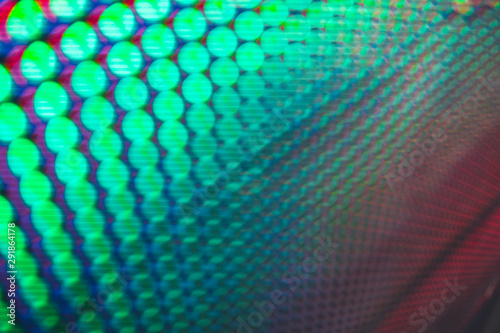 Wall of abstract colorful lights