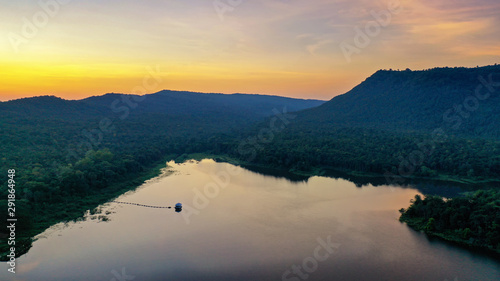 Reservoir Huay Lao Yang in Nong Bua Lam Phu Province Is a reservoir similar to Pang Ung Famous tourist attractions in northern Thailand.