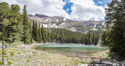 Theresa Lake, alpine lake in Great Basin National Park, Baker, Nevada, USA