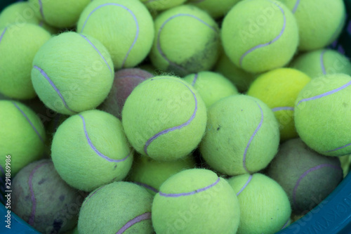 tennis balls background © yiamX