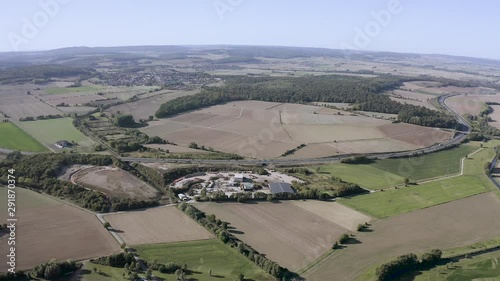 Drone Aerial Shot of Göttingen in Lower Saxony, Germany. photo