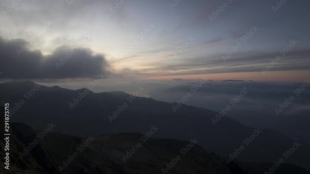 Timelapse of a sunset from the mountain Bällenhöchst in the Bernese Oberland, Switzerland Timelapse of a sunset from the mountain Bällenhöchst in the Bernese Oberland, Switzerland