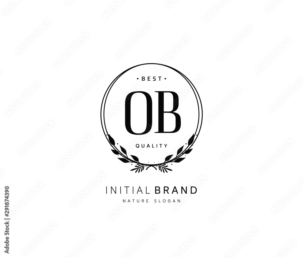 O B OB Beauty vector initial logo, handwriting logo of initial signature, wedding, fashion, jewerly, boutique, floral and botanical with creative template for any company or business. O B OB Beauty vector initial logo, handwriting logo of initial signature, wedding, fashion, jewerly, boutique, floral and botanical with creative template for any company or business.