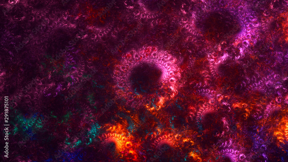 3D rendering abstract fractal technology wallpaper 3D rendering abstract fractal technology wallpaper