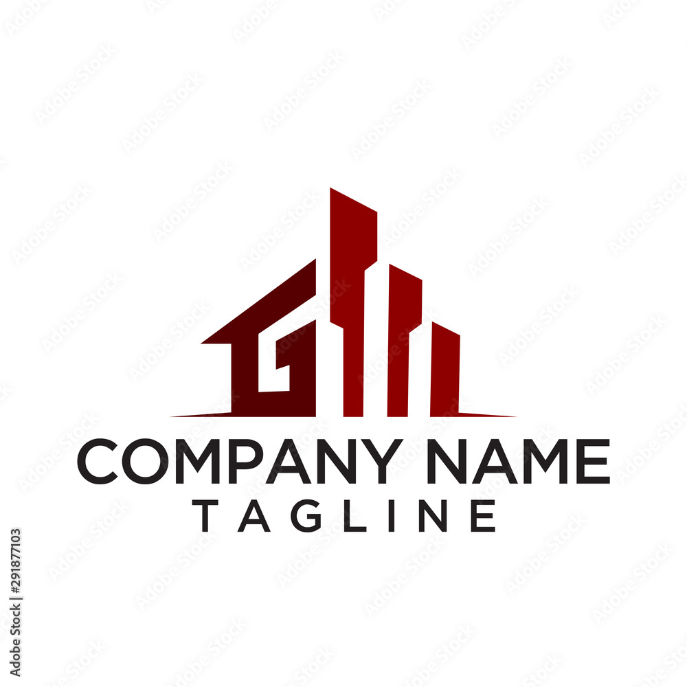 GM real estate logo vector GM real estate logo vector