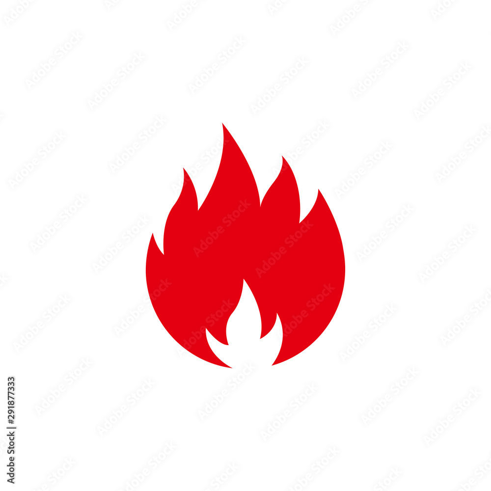 Fire flame logo icon template vector illustration Fire flame logo icon template vector illustration