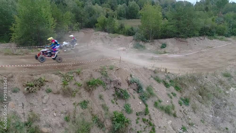 Flying a drone at motocross champ. Flying a drone at motocross champ.
