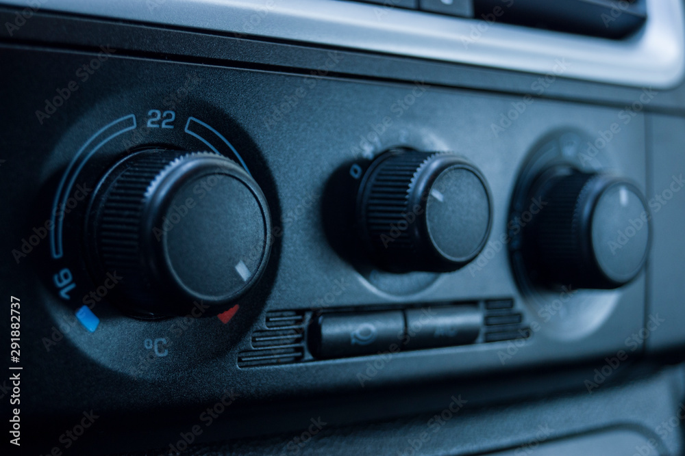 Fototapeta premium control panel of car