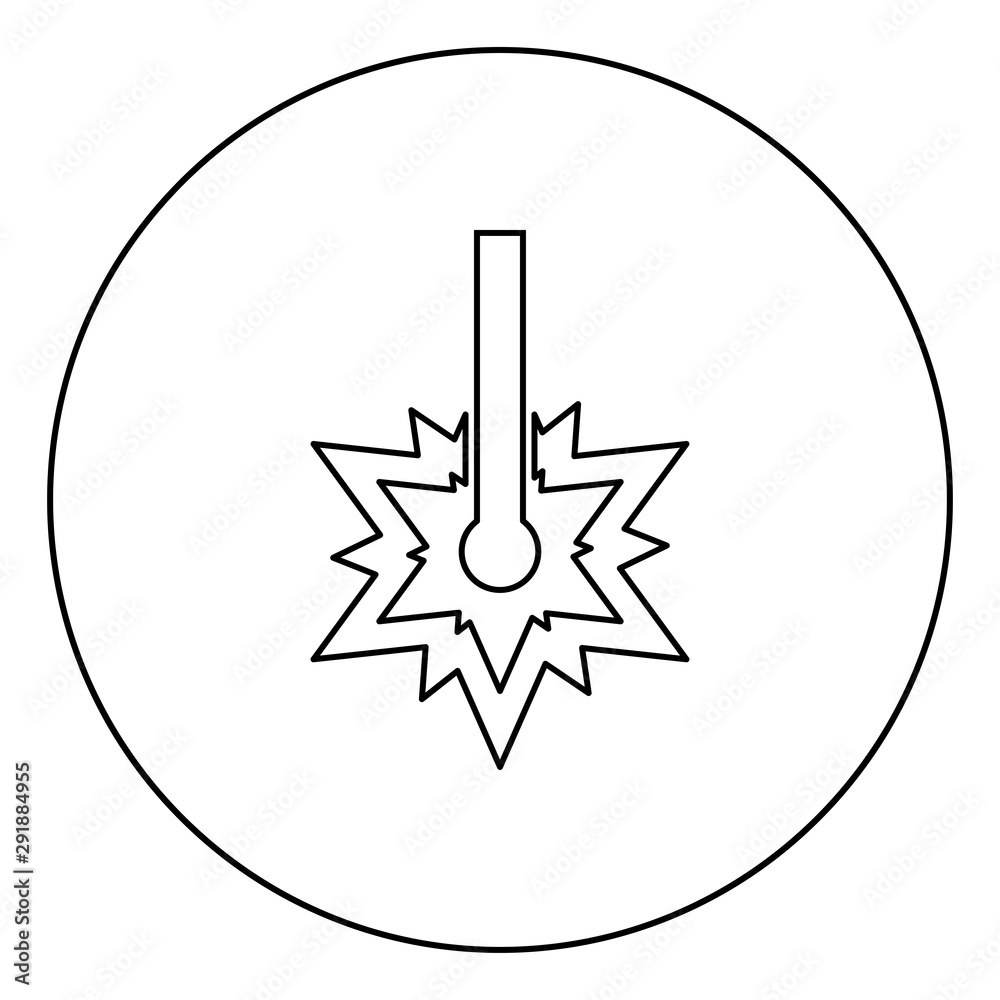 Laser working Laser line spark Welding symbol Engraving concept Laser engraving burst cut icon in circle round outline black color vector illustration flat style image Laser working Laser line spark Welding symbol Engraving concept Laser engraving burst cut icon in circle round outline black color vector illustration flat style image