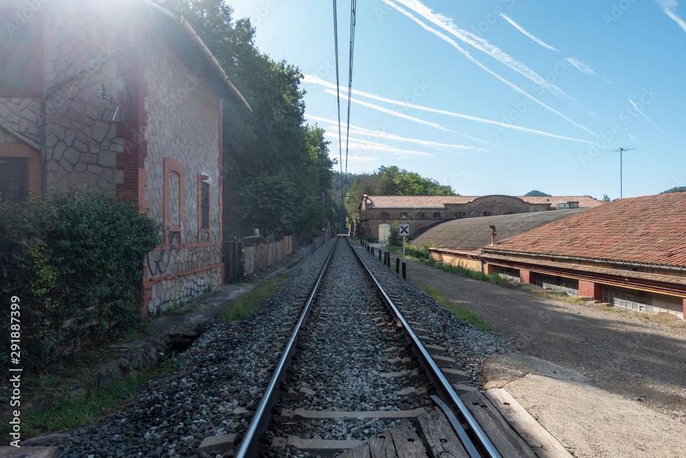 Naklejka premium The ter route through the interior of Girona
