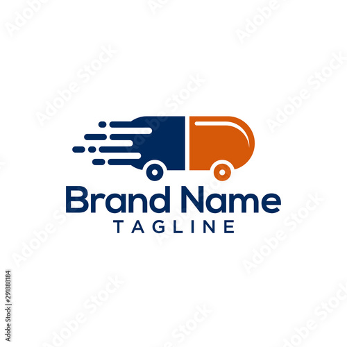 pharmacy delivery logo vector
