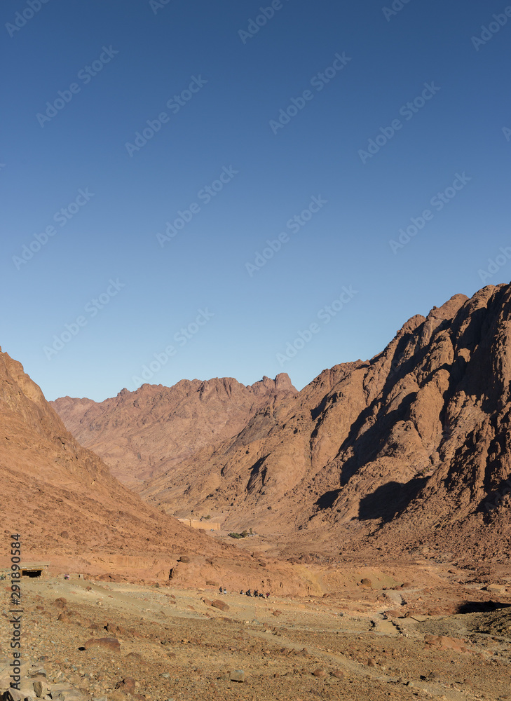 Amazing Sunrise at Sinai Mountain, Beautiful dawn in Egypt, Beautiful view from the mountain Amazing Sunrise at Sinai Mountain, Beautiful dawn in Egypt, Beautiful view from the mountain