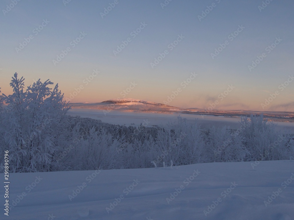 North of Sweden, mountains in Arjeplog lapland North of Sweden, mountains in Arjeplog lapland