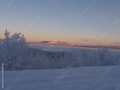 North of Sweden, mountains in Arjeplog lapland
