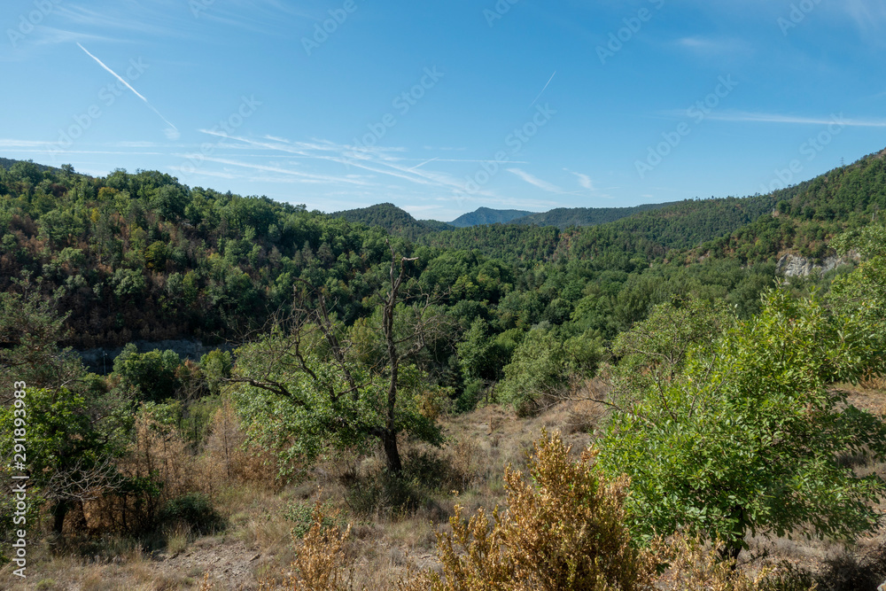 The ter route through the interior of Girona The ter route through the interior of Girona