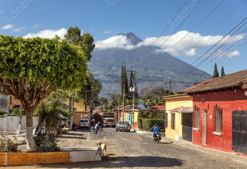 Antigua Guatemala and Volcano Agua © Ingo Bartussek