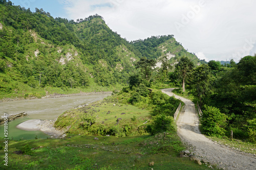 Bridge over a mountian stream