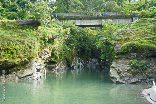Bridge over a mountian stream